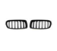PRFGSGVBV Rejilla Delantera Tipo Riñón para F30 F31 F35 320i 325i 328i 2012-2018 Rejilla Doble Listón ABS Rejilla Delantera Riñón Coche(Double Carbon Black)