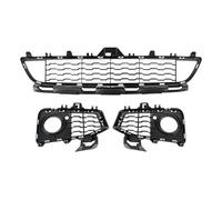 PRFGSGVBV Rejilla Delantera Tipo Riñón para F32 F33 F36 428i 2014+ Rejilla Parachoques Inferior Delantero Cubierta Luz Antiniebla Negra