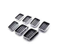 PRFGSGVBV Rejilla Delantera Tipo Riñón para Grand para Cherokee 68317863AA Rejilla Parachoques Delantero Cubierta Parrilla Malla Panal
