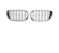 PRFGSGVBV Rejilla Delantera Tipo Riñón para Serie 3 E46 para Facelift para Sedán para Touring 2002-2005 316i 318d 318i 330i 330xi Parrilla Riñón Carbono Negro Brillante(Chrome Black)