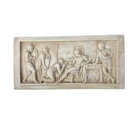 Príamo suplica a Aquiles por la yeso duro escultura griega en relieve de Héctor Ilíada Homero