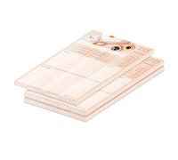 PRICARO Bloc de recetas "Baken" A4, 25 hojas, 3 unidades