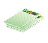 PRICARO lista de compras Variedad, verde, A5, 3 piezas