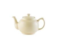 Price & Kensington Tetera de 2 tazas color crema mate