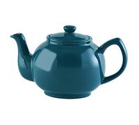 Price & Kensington Teekanne, glänzend Dunkelblau, 6 Tassen Tetera | Gres, Verde Azulado, 1,4 kg Aprox