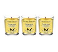 Price's Candles Juego de 3 velas en tarro de chefs | Paquete de gama de aire fresco con hasta 135 horas de tiempo de combustión combinado | Paquete de velas eliminadoras de olores que incluye tarros