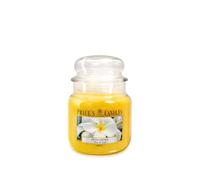 Price's - Frangipani Vela en tarro mediano - Dulce, deliciosa fragancia de calidad - Aroma de larga duración - Hasta 90 horas de tiempo de combustión