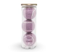 Price's - Pelotas de pádel de 3 colores en tubo, pelotas de fieltro coloridas, duraderas y duraderas, fabricadas en el Reino Unido (morado)