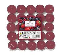 Price's Petali Brand - Velas perfumadas | Paquete de 25 velas de té de 4 horas de tiempo de combustión | Disponible en múltiples aromas (bayas mixtas)