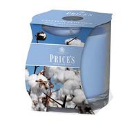 Price's - Vela en tarro de algodón en polvo - Fresco, delicioso, fragancia de calidad - Aroma de larga duración - Hasta 45 horas de combustión