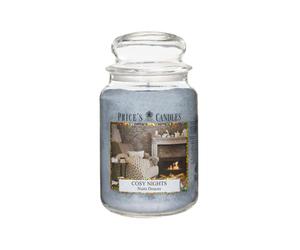 Price's - Vela en tarro grande Cosy Nights - Fragancia dulce, deliciosa y de calidad, aroma de larga duración, hasta 150 horas de tiempo de combustión