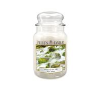 Price's - Vela en tarro grande de almizcle blanco - Dulce, delicioso, fragancia de calidad - Aroma de larga duración - Hasta 150 horas de tiempo de combustión