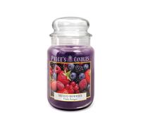 Price's - Vela en tarro grande de bayas mixtas - Dulce, deliciosa fragancia de calidad - Aroma de larga duración - Hasta 150 horas de combustión