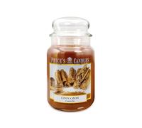 Price's - Vela en tarro grande de canela - Dulce, deliciosa, fragancia de calidad - Aroma de larga duración - Hasta 150 horas de tiempo de combustión