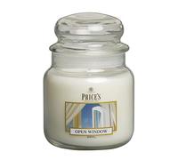 Price's - Vela en tarro mediano con ventana abierta, dulce, deliciosa, fragancia de calidad, aroma de larga duración, hasta 90 horas de tiempo de combustión