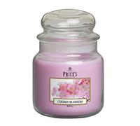 Price's - Vela en tarro mediano de flor de cerezo - Dulce, deliciosa fragancia de calidad - Aroma de larga duración - Hasta 90 horas de tiempo de combustión - Ideal para todas las ocasiones