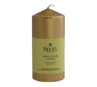 Prices - Vela pilar (6 pulgadas), color dorado