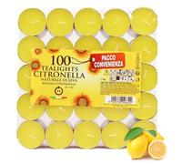 Price's Velas de té de citronela, paquete de 100 unidades