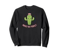 Prickly But Cute Cactus Funny Saying Desert Plant Sudadera