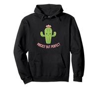Prickly But Cute Cactus Funny Saying Desert Plant Sudadera con Capucha