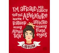 Pride and Prejudice lined Notebook | Caroline Bingley Illustration and Quote | For Jane Austen Fans: "Fine Eyes"