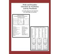 Pride and Prejudice Literature & Vocabulary Activity Workbook: A Creative Resource for Teachers! Over 400 Pages of Activities