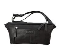 Pride and Soul 47534 Street - Riñonera con Compartimento Principal y Correa Ajustable, Bolsa en Formato Horizontal, con Cierre de Clip, Bolsillo para Cintura Aprox. 33 x 14 x 3 cm, Color Negro,