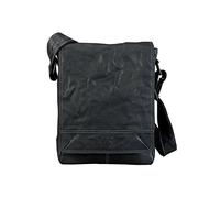 Pride And Soul Bolso bandolera Cloud de piel curtida vegetal, aprox. 30 x 23 x 6,5 cm, color negro, Negro, 31 cm, Bolso de