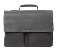 Pride and Soul District 47260 - Bolsa de negocios para ordenador portátil de 15 pulgadas, con 2 compartimentos principales, maletín aprox. 30 x 41 x 14 cm, color gris, Gray, ca. 30 x 41 x 14 cm, Bolsa