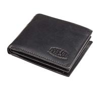 Pride and Soul Monedero Viva para Hombre de Piel, Negro, 2x11x9.50 cm (B x H x T)