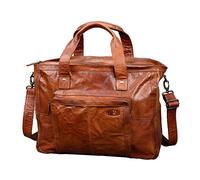 Pride and Soul Weekender Royal T, Bolsa de Viaje de Cuero, marrón (marrón), Geräumig, Marrón (Brown), Geräumig, Bolsa de Gimnasio