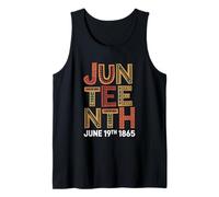 Pride Black History June 1865 Juneteenth Camiseta sin Mangas