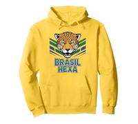 Pride Brasil Selecao Home Cheer Country Flag Spirit Game Day Sudadera con Capucha
