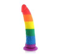 Pride dildo - Pene realistico con ventosa pride rainbow consolador