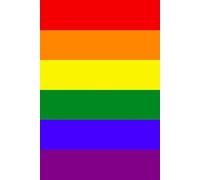 Pride Flag Notebook: Gay, Lesbian, Transgender, LGBTQ+ | 120 Lined Pages, 6"x9" Gloss Finish