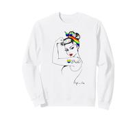 Pride Girl Power Proud Gay Rainbow Lesbian Equality Love Sudadera