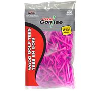 PRIDE GOLF TEE 100 Count Bag Camisetas de Golf, Unisex Adulto, Rosa cítrico