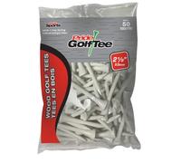Pride Golf Tee 50 Count Bag Camisetas de Golf, Unisex, Blanco, 2.125