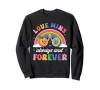 Pride Love Expression Apoya a tus amigos afrutados Sudadera