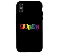 Pride Love LGBT Rainbow Colors Orgulloso Carcasa para iPhone X/XS