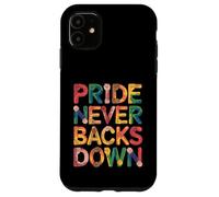 Pride Never Backs Down Puño Colores Unity Carcasa para iPhone 11