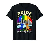 Pride of Baltimore City Maryland Dogs - Bandera arcoíris Camiseta