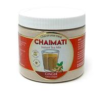 Pride Of India café con leche en polvo de jengibre chai premezcla té instantáneo, 8,82 oz (250 gramos) jarra (hace 20 tazas)
