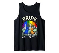 Pride of Kansas City Missouri Dogs - Bandera arcoíris Camiseta sin Mangas