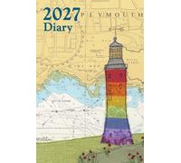 Pride of Plymouth Devon A6 2027 pocket diary daily planner journal - coastal nautical designs sewn onto old sea charts maps | Week to view