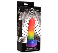 Pride Pecker Rainbow Drip Candle