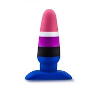 Pride Plug anal de silicona - Fluido