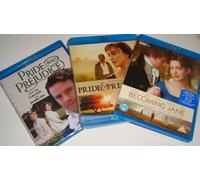Pride & Prejudice (Blu-ray) 3-Pack: (1995) 2-Disc Special Edition Pride & Prejudice (2005) Pride & Prejudice -Keira Knightly & (2007) Becoming Jane - Anne Hathaway