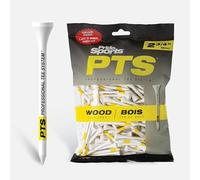 Pride Professional Tee System - Golf Pro Length, 2 3/4", 175 Count, White/Yellow