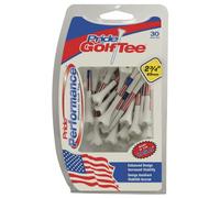 Pride Professional tee System Pride Performance-Camisetas de Bandera Estadounidense de 2-3/4 Pulgadas, 30 Unidades Tees de Golf, Multicolor, 2-3/4 Inch (Pack